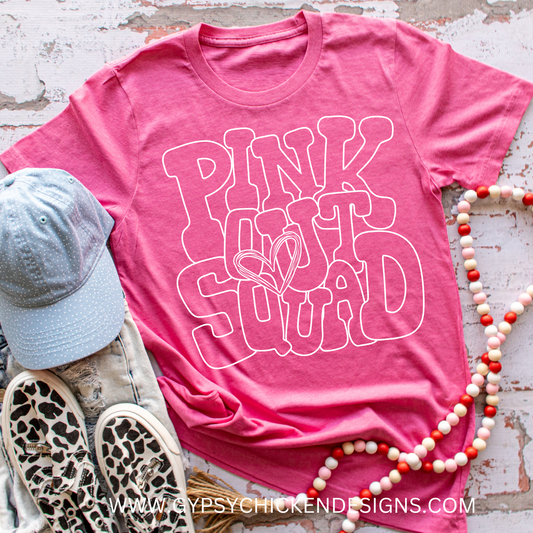 Pink Out Squad {Solid Print}